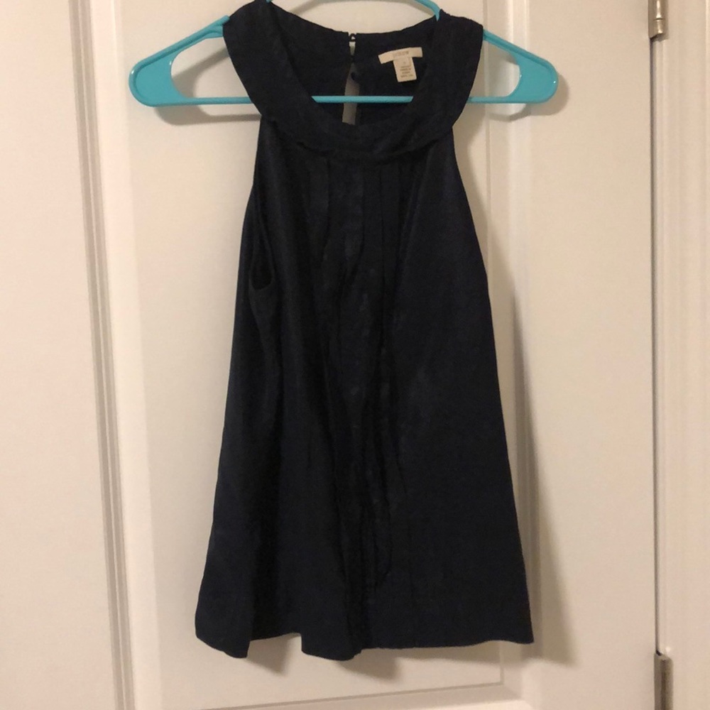 J.Crew navy sparkly top